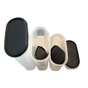 Tupperware Modular Mates Oval set of 4 NWT